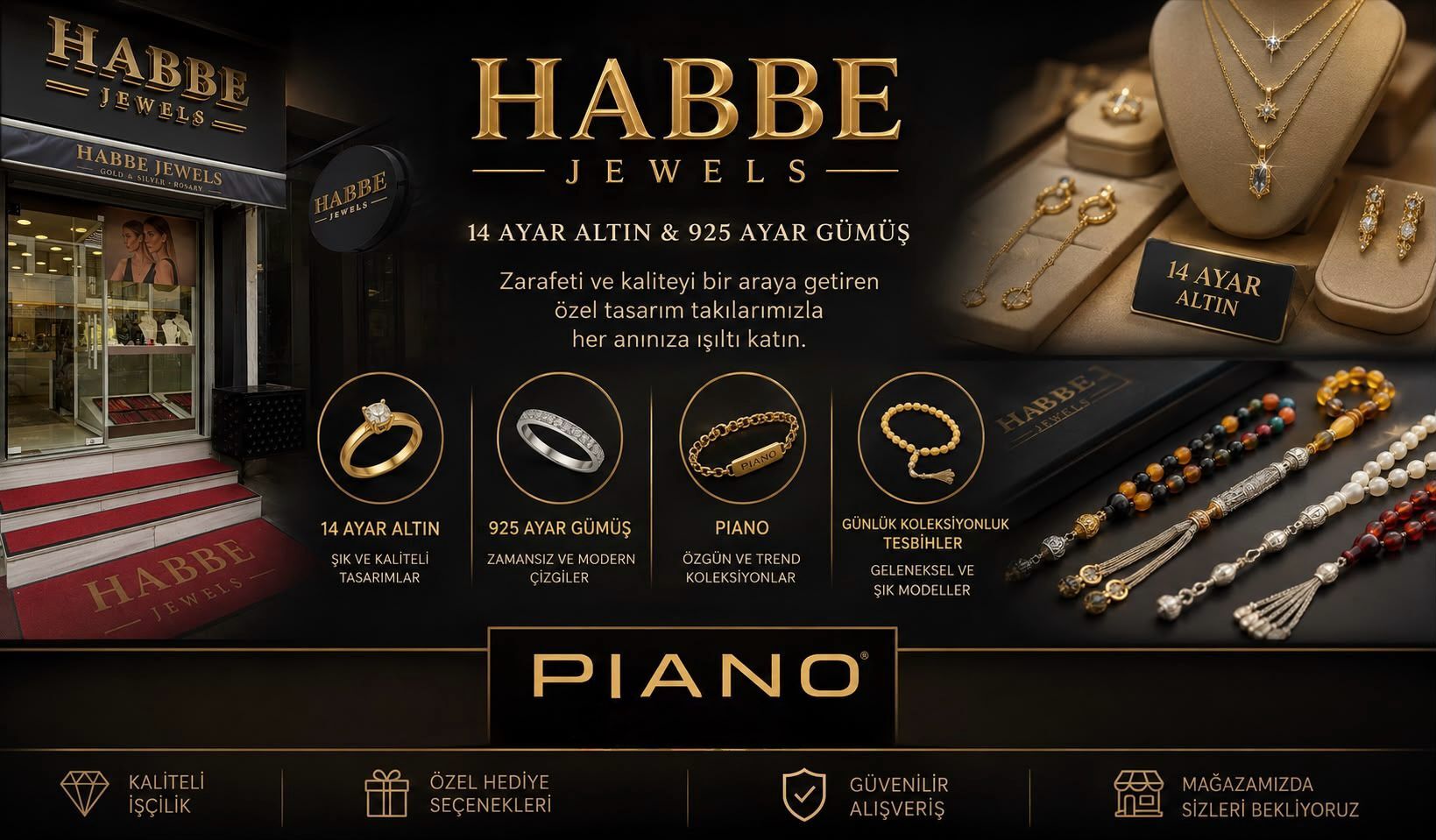 HABBE JEWELS: Zarafet ve Kalitenin Göktürk’teki Adresi